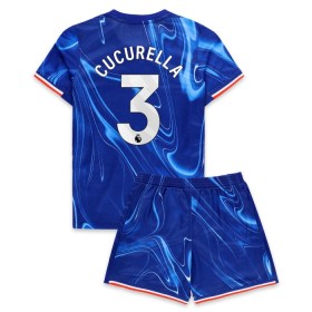 Chelsea Cucurella 3 Domácí 2024-25 - Dětské Fotbalové Dresy (S/S)